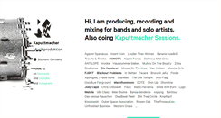 Desktop Screenshot of kaputtmacher.com
